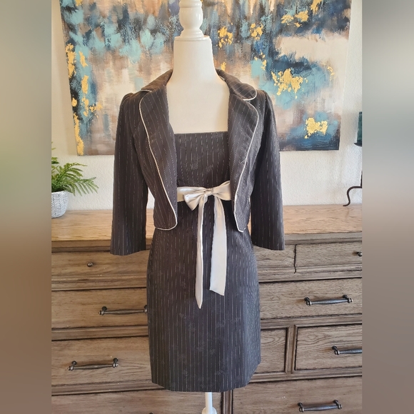 My Michelle Dresses & Skirts - Mint/Grey Dress suit with coat